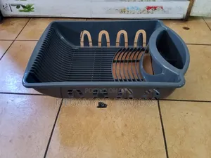 Plastic Dish Drainer With Cutlery Holder / Dish Rack Plastic