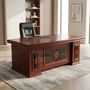 1.8m Wooden Office Desk – Modern Executive Work Table