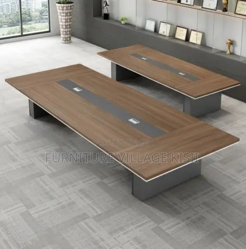 2000mm Executive Boardroom Tables With Gromets