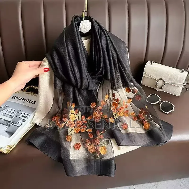Elegant Embroidered Scarfs