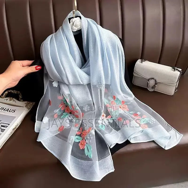 Elegant Embroidered Scarfs