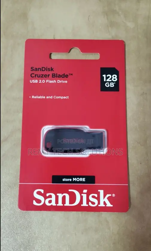 Sandisk 128GB Cruzer Blade 2.0 Flash Disk