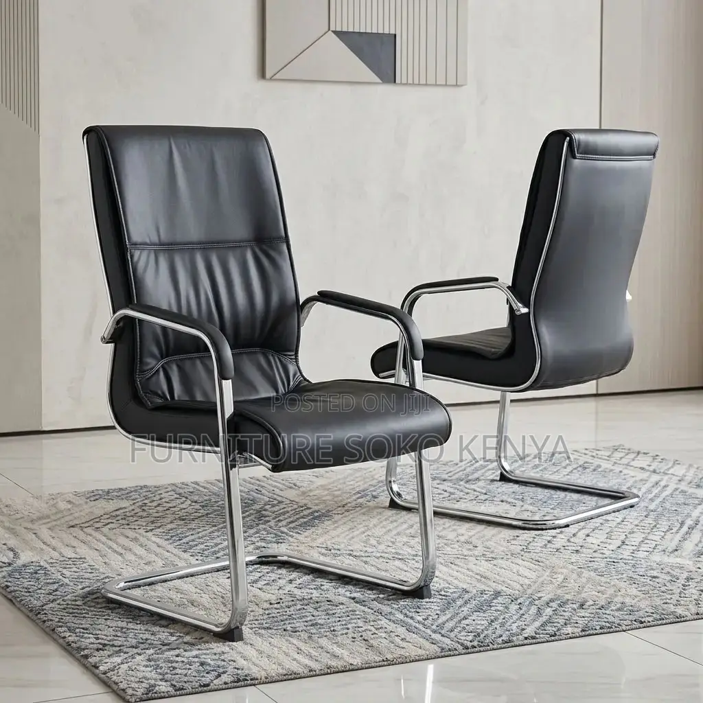 Executive Leatherette Chair | High Back Visitor Seat