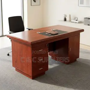 120CM Mahogany Study Table.