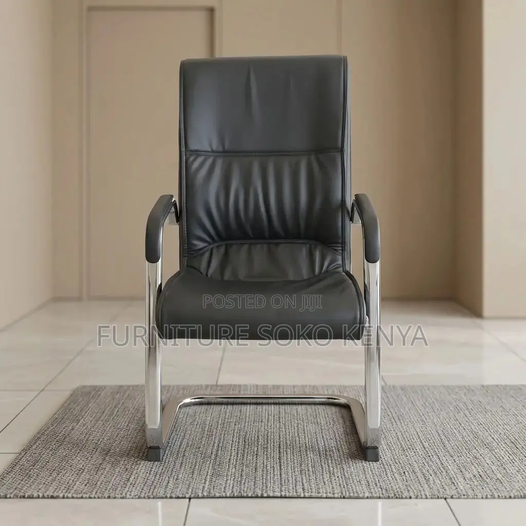 Executive Leatherette Chair | High Back Visitor Seat