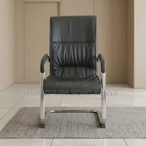 Executive Leatherette Chair | High Back Visitor Seat
