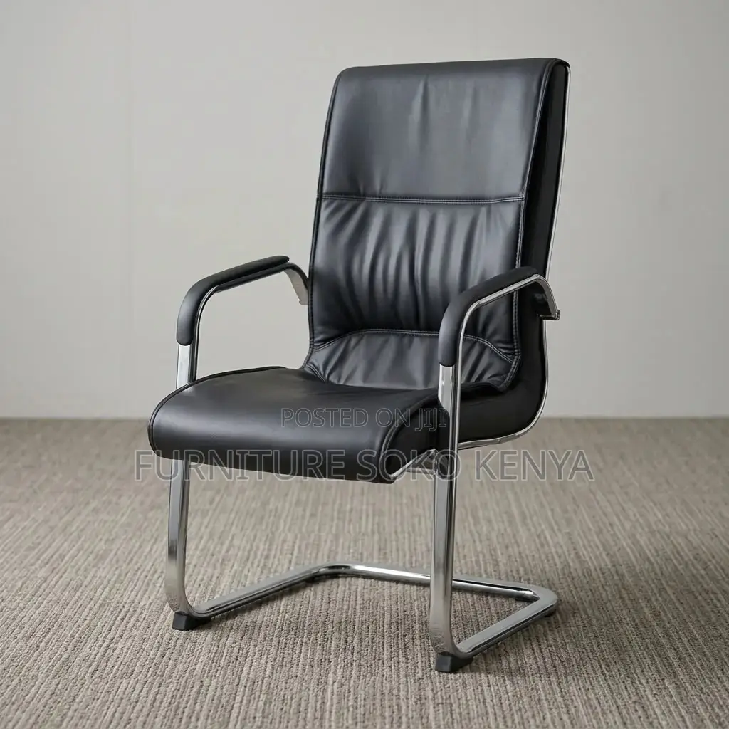 Executive Leatherette Chair | High Back Visitor Seat
