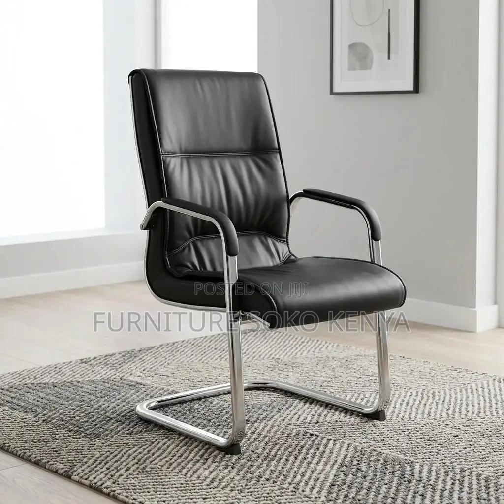 Executive Leatherette Chair | High Back Visitor Seat