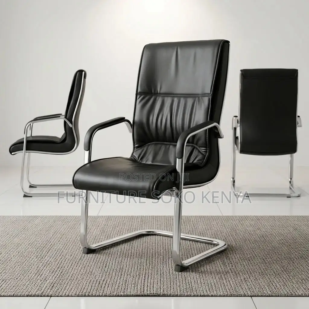 Executive Leatherette Chair | High Back Visitor Seat
