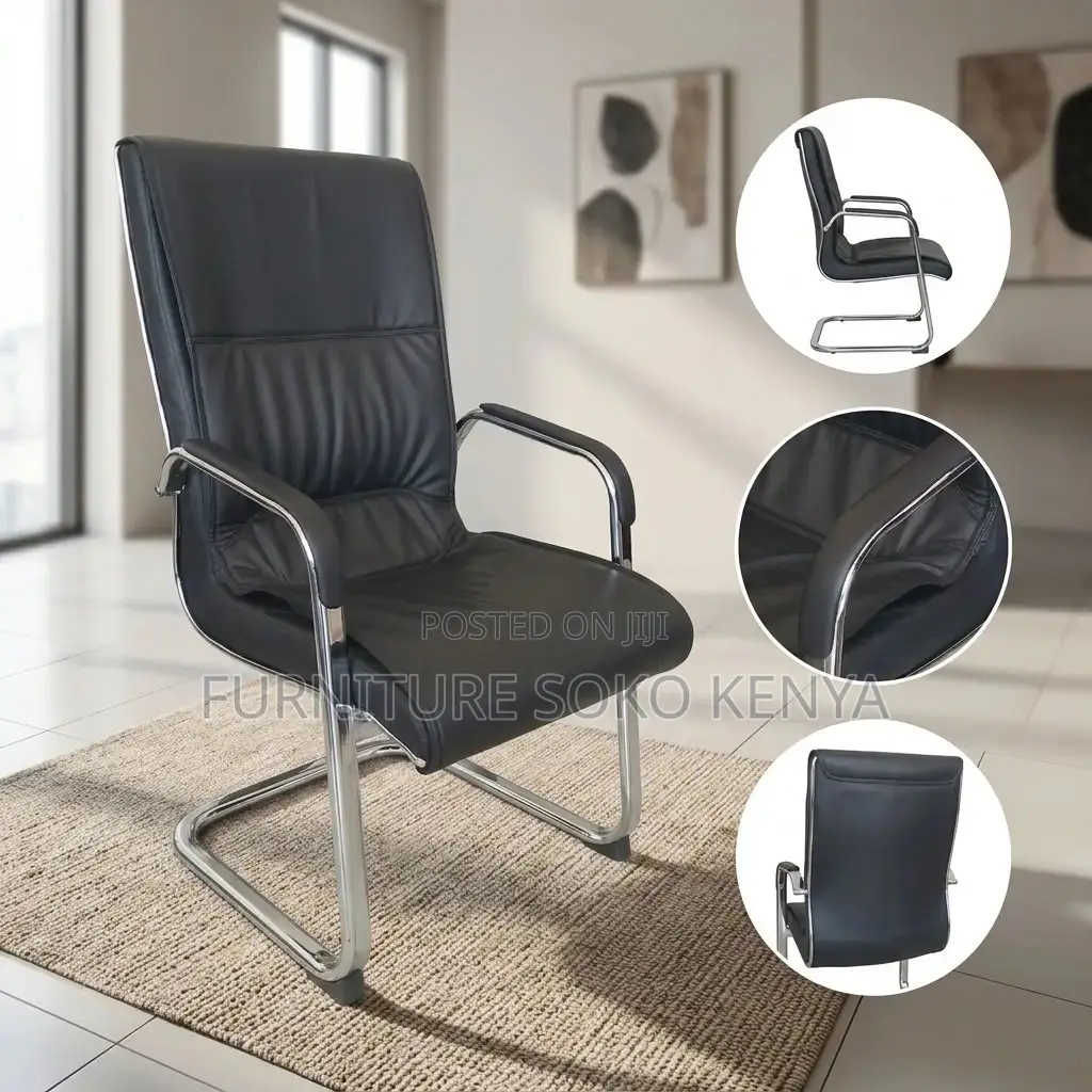 Executive Leatherette Chair | High Back Visitor Seat