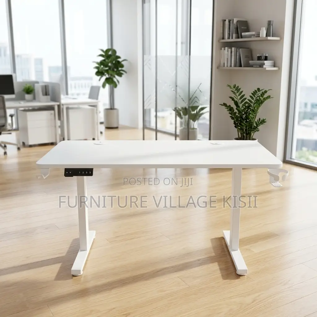 1.2m Black Electric Adjustable Table