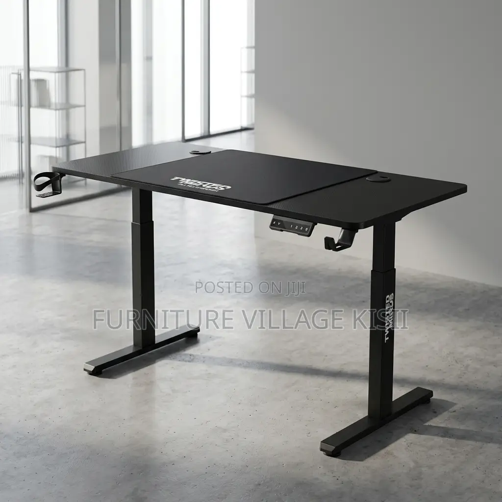 1.2m Black Electric Adjustable Table