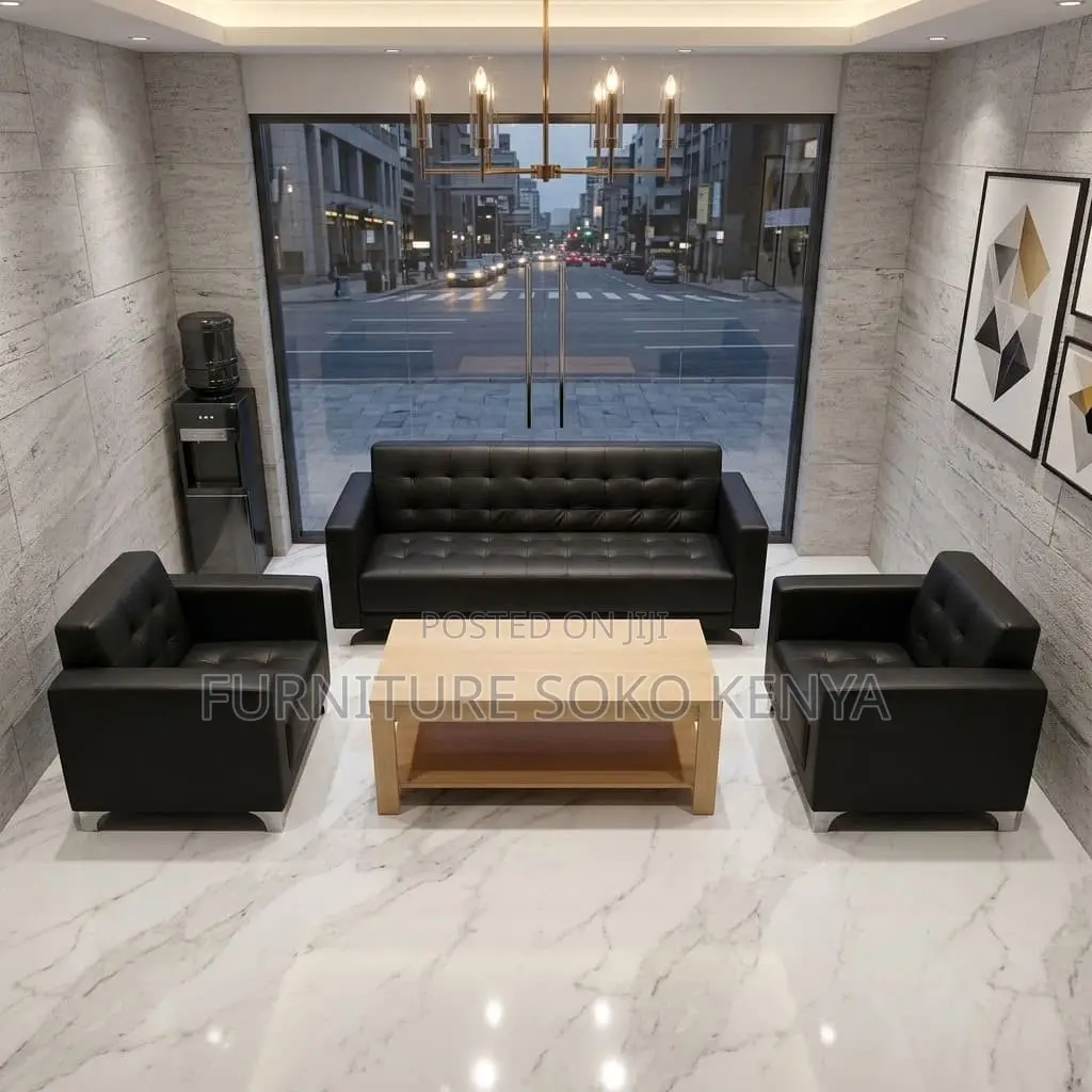 Five Seaters Executive Modern Sofa Set | Office Modern Sofas