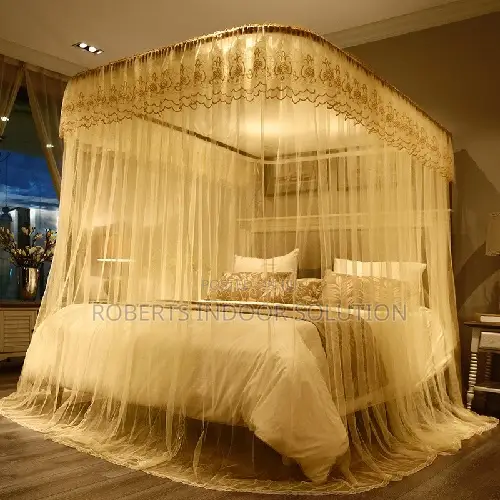 Mosquito Net Built With a U-Shaped Track