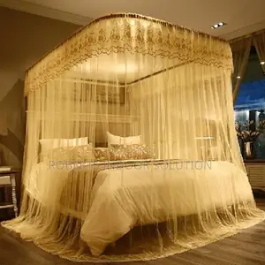 Mosquito Net Built With a U-Shaped Track