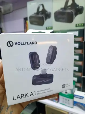 Hollyland Lark A1 Mini Duo Portable Lavalier Mic for Video Recording