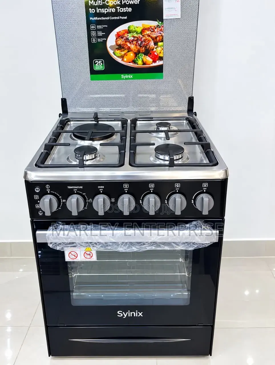 Synix 60*60 Standing Cooker With Gas Sensor