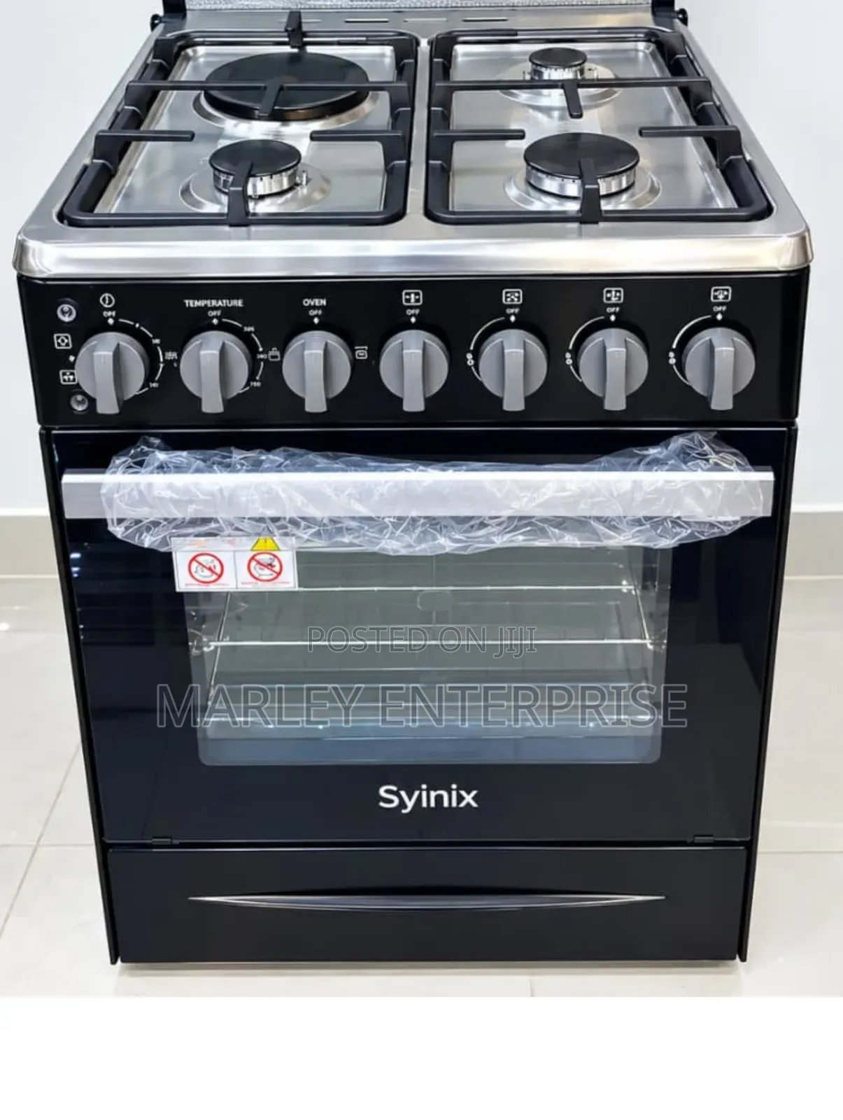 Synix 60*60 Standing Cooker With Gas Sensor