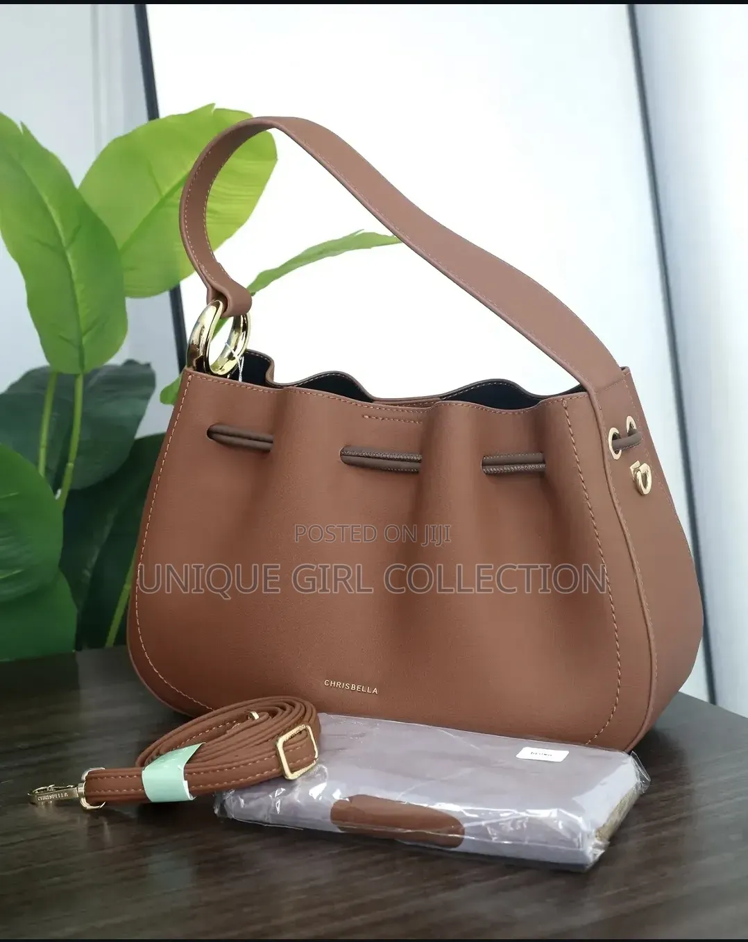 Chrisbella 2-in-1 Drawstring Shoulder Bag Set – Elegance Redefined