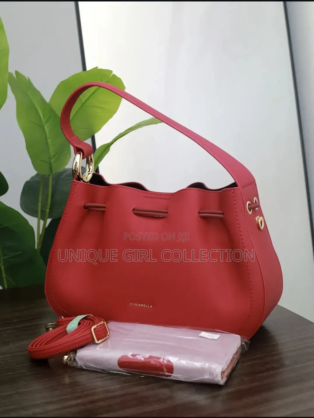 Chrisbella 2-in-1 Drawstring Shoulder Bag Set – Elegance Redefined