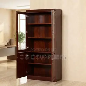 2-Door Mahogany CEO's Office Cabinet.