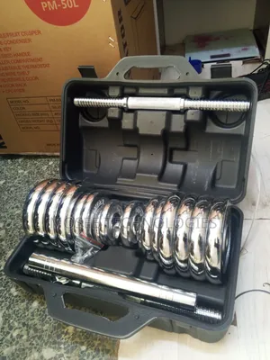 30KG Dumbbells With Barbell Connector