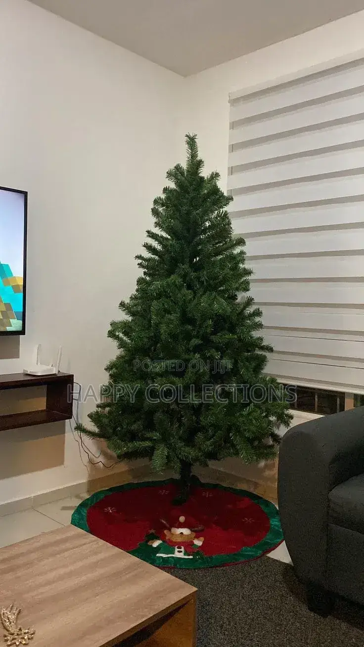 6ft Full Green Leaves Christmas Tree