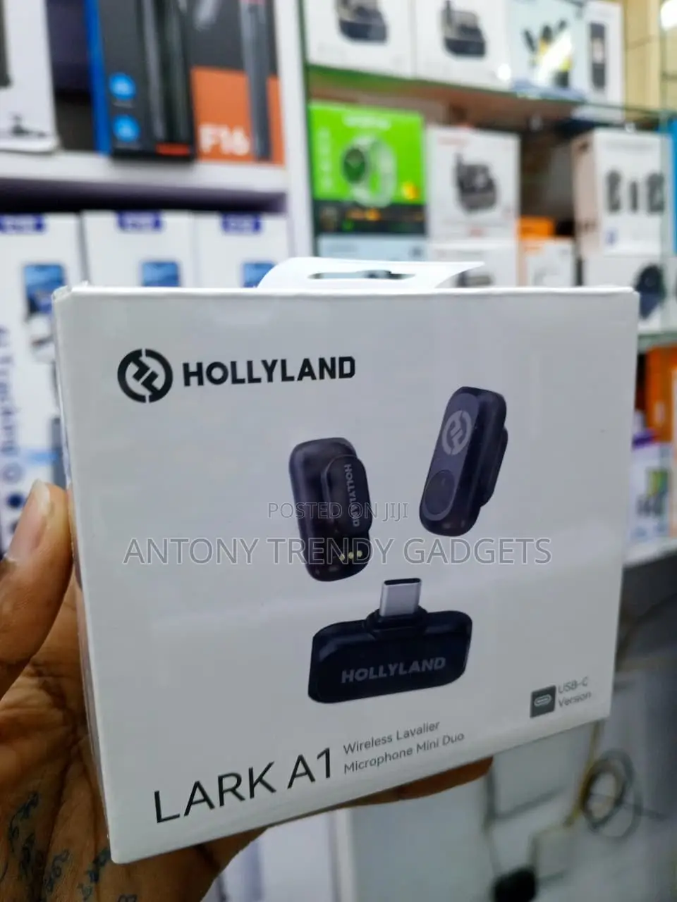 Hollyland Lark A1 Mini Duo Wireless Lapel Microphone for Streaming