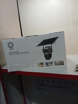Solar Powered Dual Lens CCTV Camera for Smart Outdoor Security