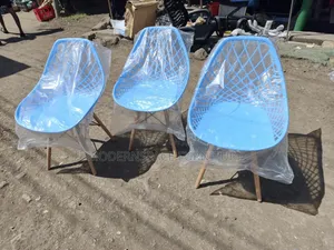 Blue Plastic Dining Chairs