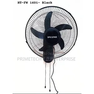 Ipcone Black 18 Inches Wall Fan