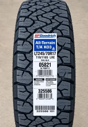 245 /70 R17 Bf Goodrich Tyres a/Tk03 All-Terrain