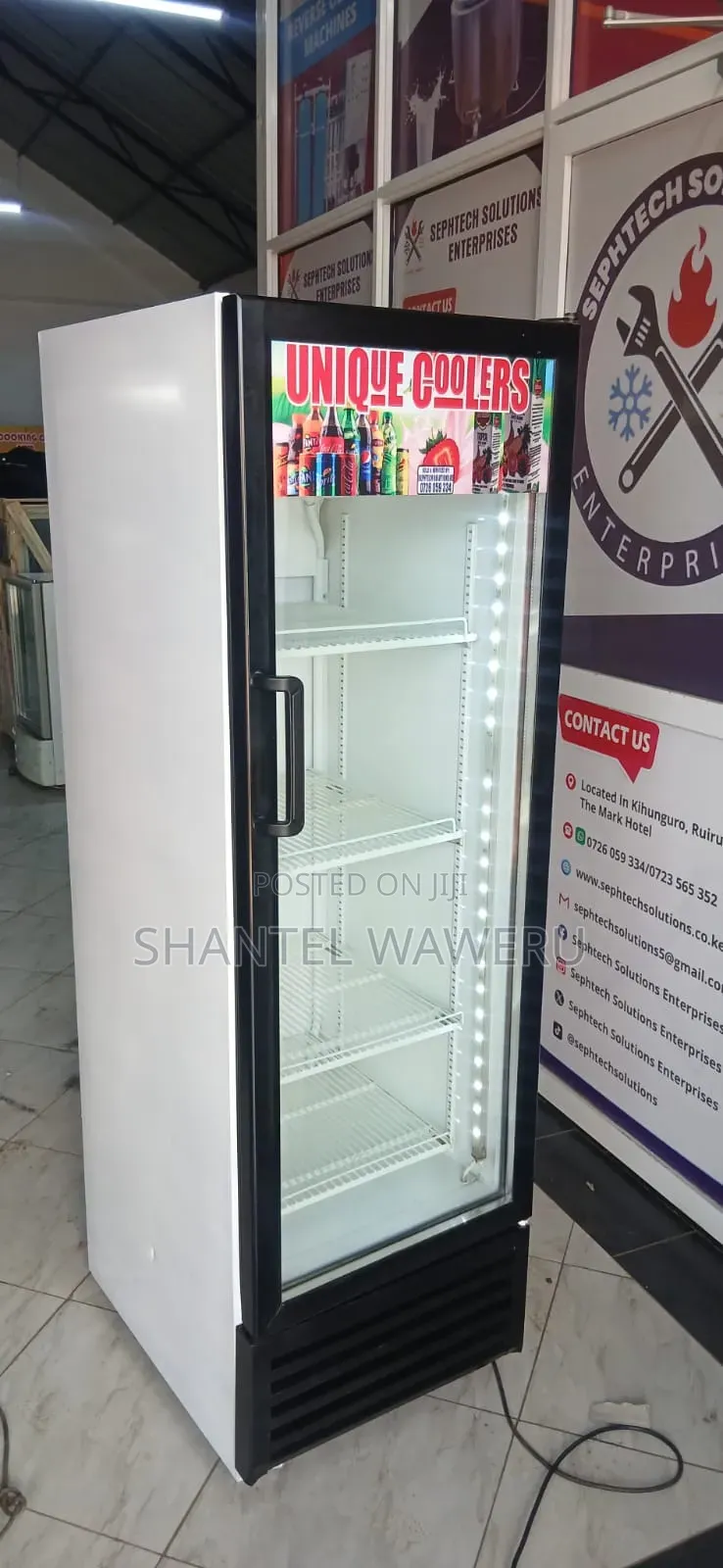White Display Refrigerator 300litres TRG