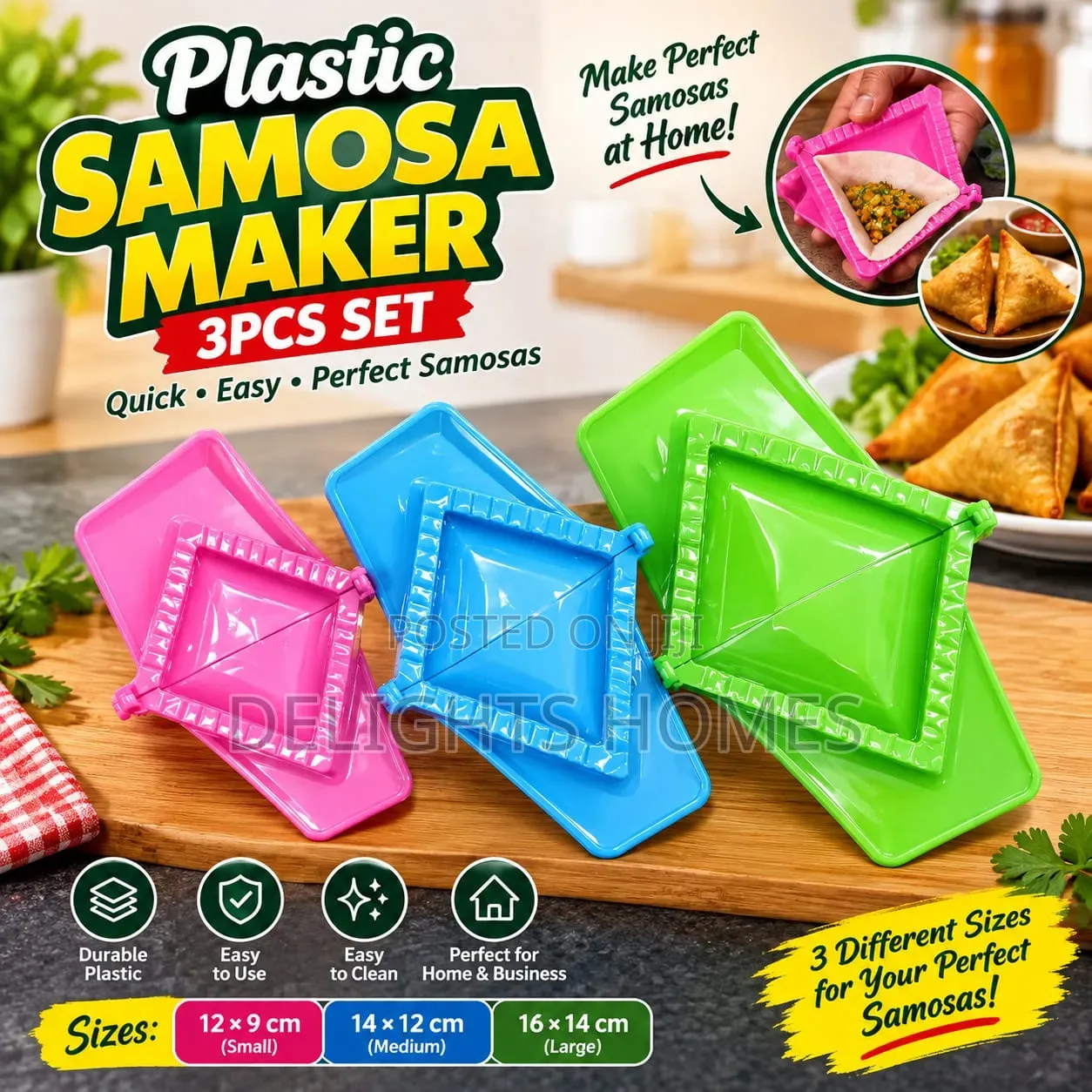 3in1 Meat Pie Samosa Shaper