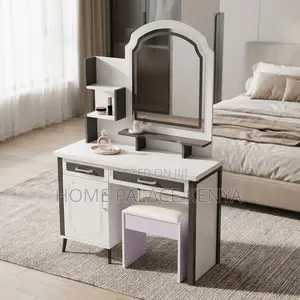 Vanity Table; Vanity Dressing Table for Makeup and Beauty Essentials