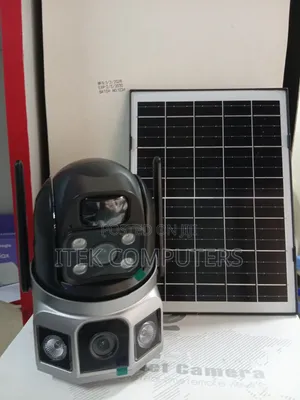 Easy Outdoor Installation of V380 WiFi Solar Dual Lens CCTV