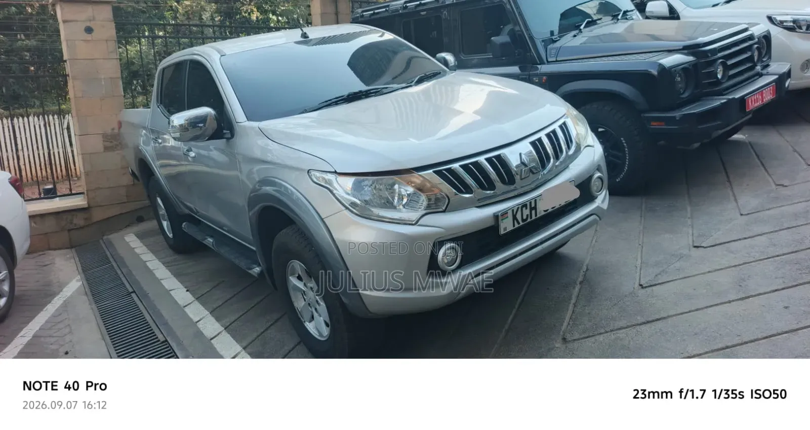 Mitsubishi L200 2016 Silver
