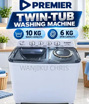 Premier Twin Tub Top Loading Washing Machine With Dryer