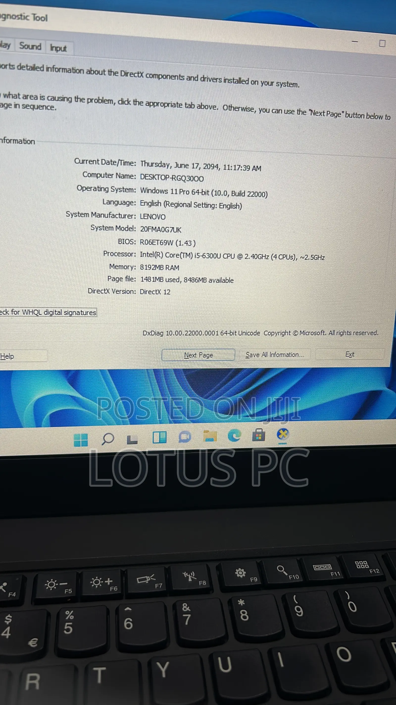 Laptop Lenovo ThinkPad T470 8GB Intel Core i5 SSD 256GB