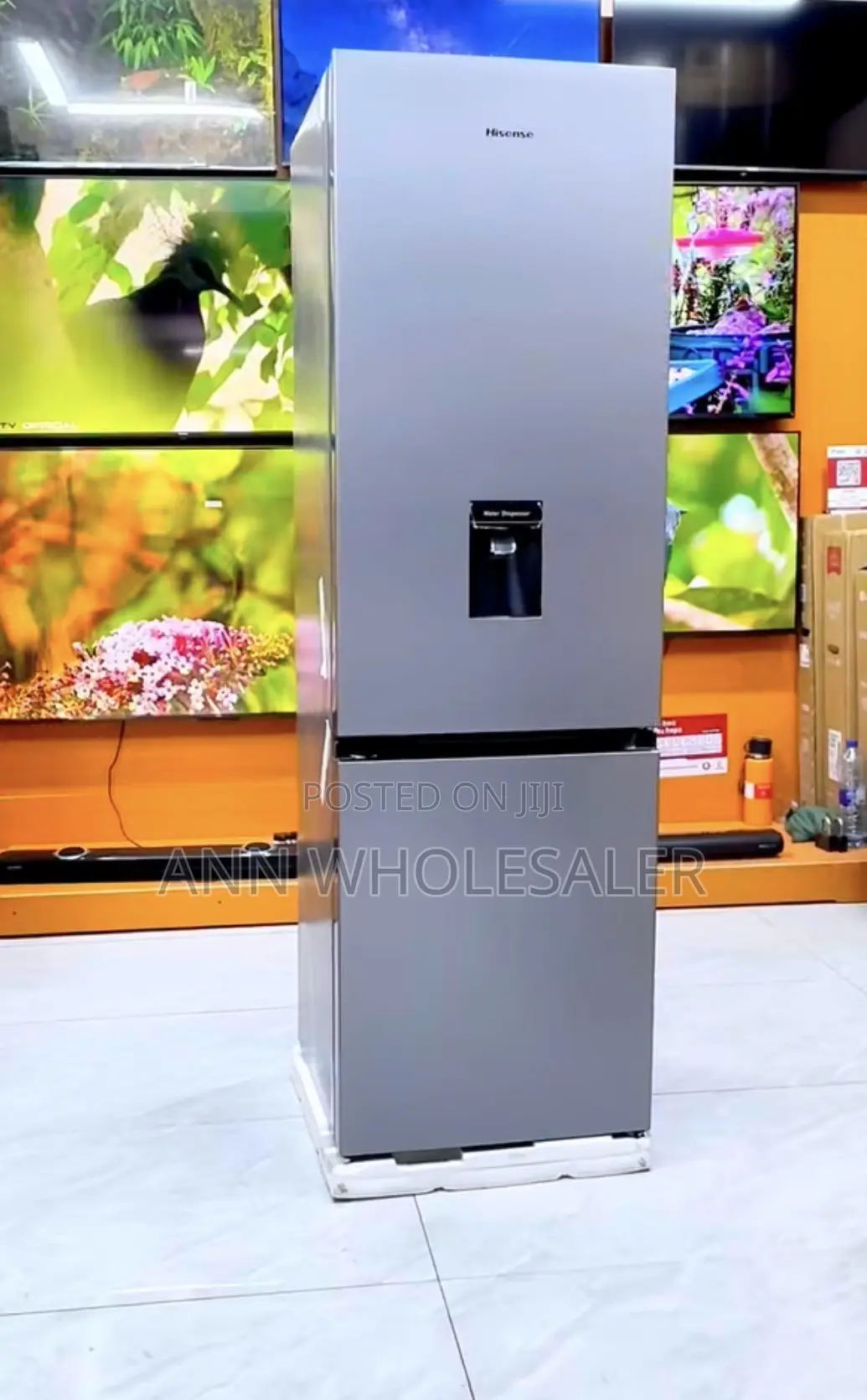 Hisense Fridge 265 Litres Defrost With Water Dispenser 2 Door
