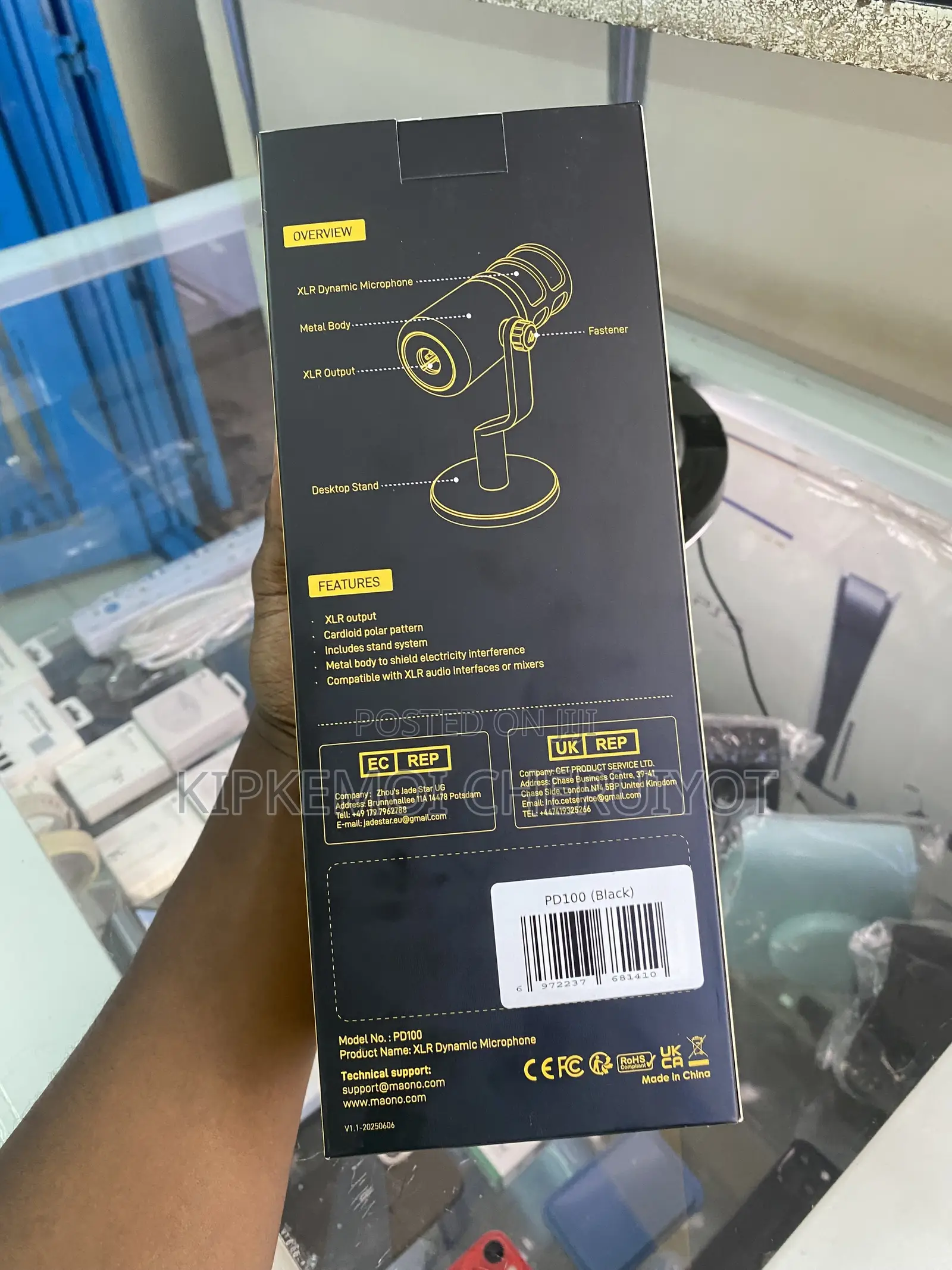 MAONO PD100 Podcast Dynamic XLR Microphone