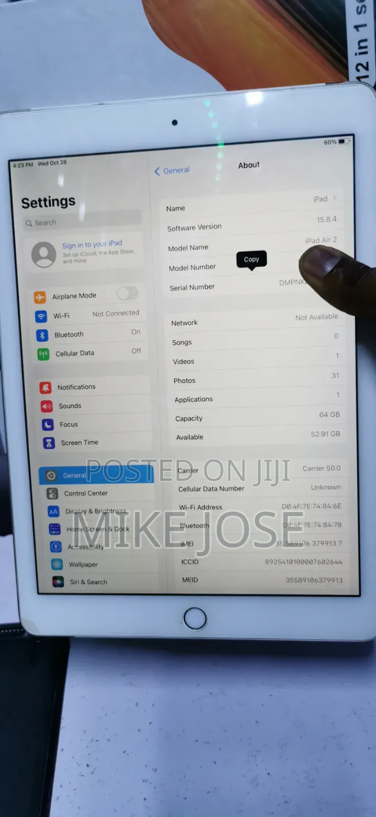 Apple iPad Air 2 64 GB Gray