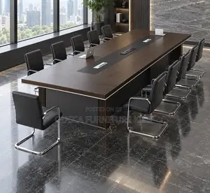 Executive Solid Wood 12 Seater Boardroom Table