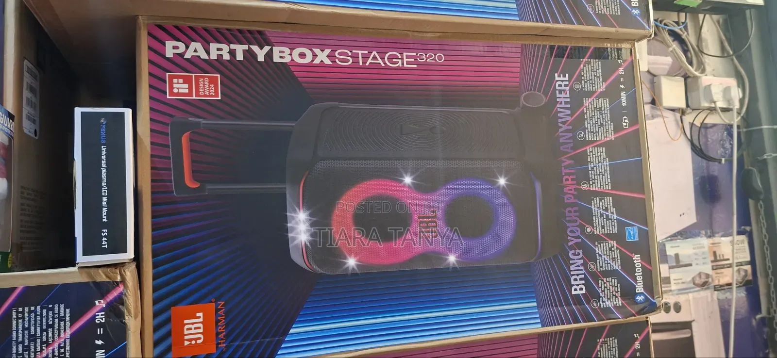 JBL Partybox Stage 320 Portable Bluetooth Speaker