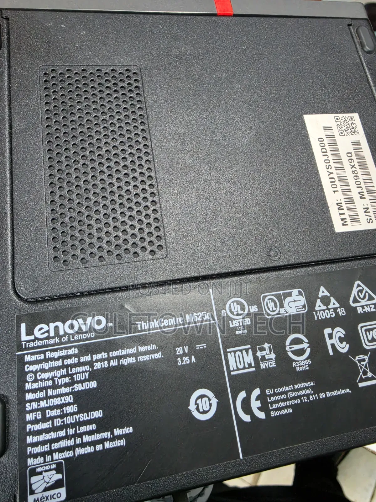 Desktop Computer Lenovo ThinkCentre M625 Tiny 8GB AMD SSD 128GB