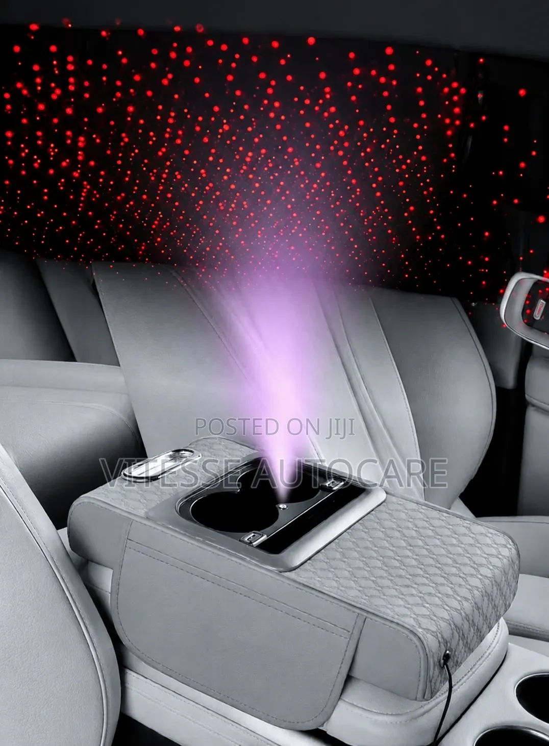 Car Armrest, Starry Ambient Light