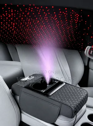 Car Armrest, Starry Ambient Light