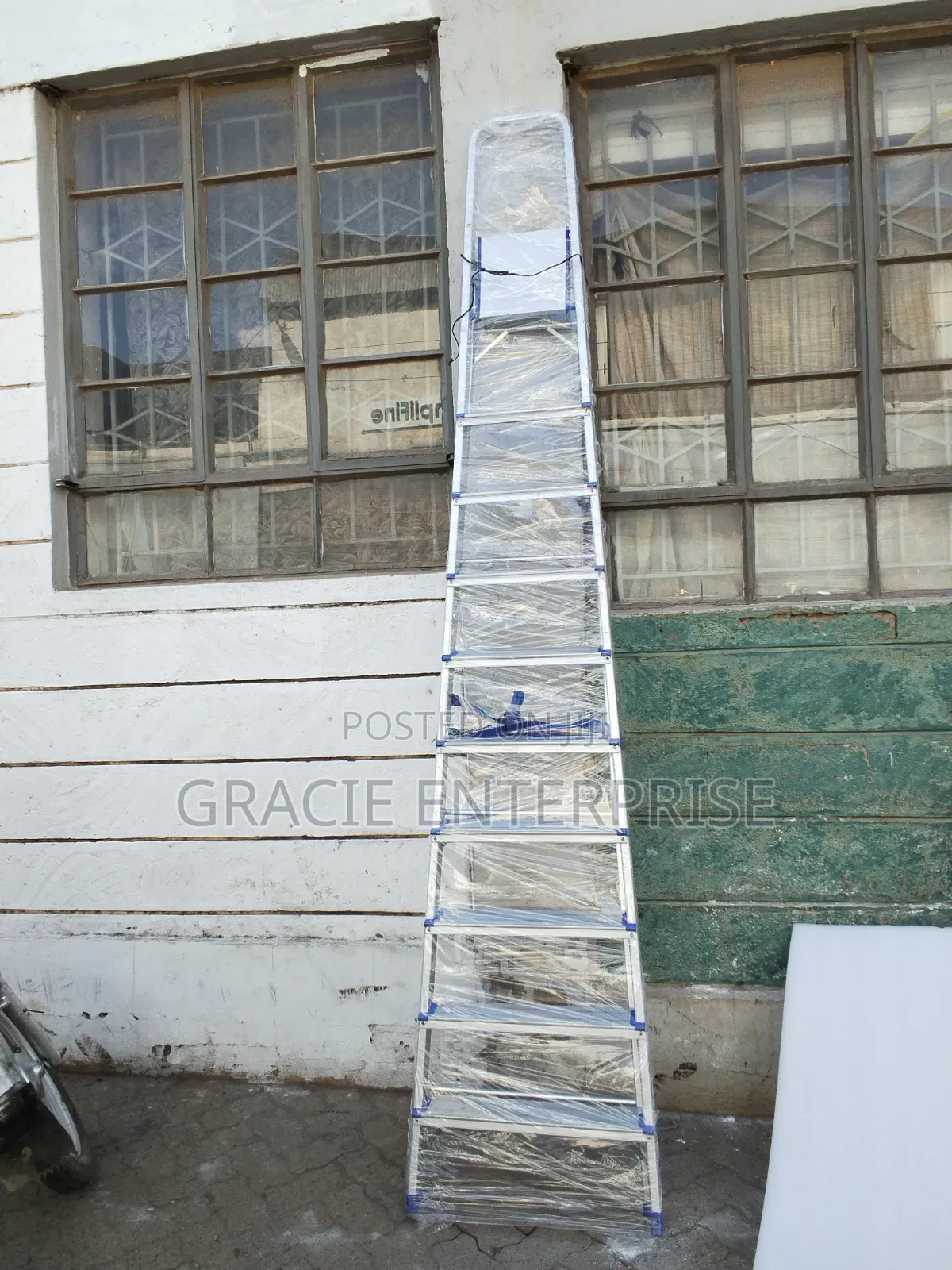 A Frame Household Aluminum Step Ladder 10 Steps