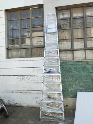A Frame Household Aluminum Step Ladder 10 Steps