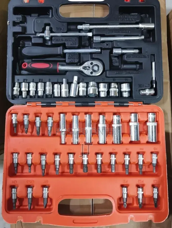 1/4" 53pc Dr Socket Spanners Tool Box Set